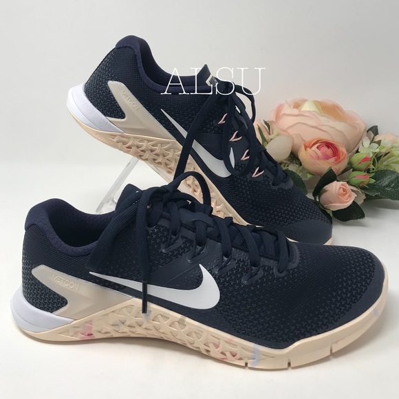 Nike Shoes - Nike Metcon 4 Obsidian Blue White Guava Ice W